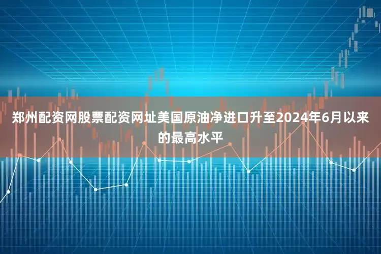 郑州配资网股票配资网址美国原油净进口升至2024年6月以来的最高水平